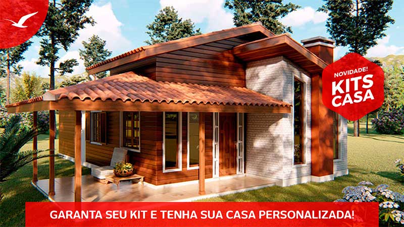 Condor Lança Kits de Casa de Madeira